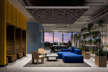PYRYMYD DECO - Recycled material acoustic panel / lamp by Intra lighting - view 3